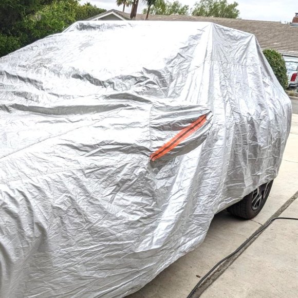 Full SUV Silver UV/Dust/Scratch/Rain/Snow Protector Cover - Picture 3 of 7
